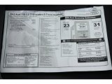 2012 Audi TT S 2.0T quattro Roadster Window Sticker