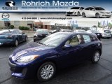 2012 Indigo Lights Mica Mazda MAZDA3 i Touring 5 Door #64975346