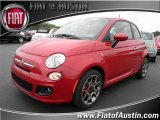 2012 Rosso Brillante (Red) Fiat 500 Sport #64976079