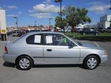 2001 Hyundai Accent Silver Mist