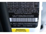 2011 LR2 Color Code for Fuji White - Color Code: 867