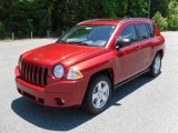 2010 Inferno Red Crystal Pearl Jeep Compass Sport #65041901