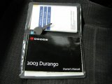2003 Dodge Durango SLT 4x4 Books/Manuals