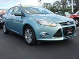 2012 Frosted Glass Metallic Ford Focus SEL Sedan #65042134