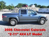 2006 Blue Granite Metallic Chevrolet Colorado Z71 Crew Cab 4x4 #65042121