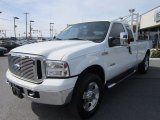 2007 Oxford White Clearcoat Ford F250 Super Duty Lariat SuperCab 4x4 #65116746