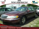 2001 Autumn Red Metallic Lincoln Continental  #65135535