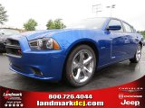 2012 Blue Streak Pearl Dodge Charger R/T Road and Track #65138077