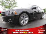 2012 Pitch Black Dodge Charger R/T Road and Track #65138075