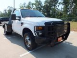 2008 Oxford White Ford F350 Super Duty XL Regular Cab 4x4 Chassis #65138571