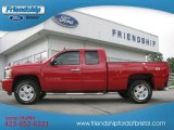 2008 Victory Red Chevrolet Silverado 1500 LT Extended Cab 4x4 #65137988