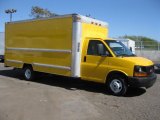 2008 Yellow GMC Savana Cutaway 3500 Commercial Moving Truck #65137971