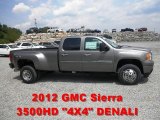 2012 Steel Gray Metallic GMC Sierra 3500HD Denali Crew Cab 4x4 Dually #65185245