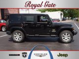 2012 Black Jeep Wrangler Unlimited Sahara 4x4 #65185239