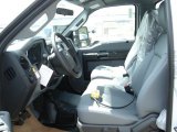 2012 Ford F450 Super Duty XL Regular Cab 4x4 Dump Truck Steel Interior