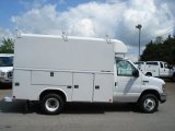 2012 Oxford White Ford E Series Cutaway E350 Commercial Utility Truck #65184730
