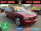 2006 Inferno Red Crystal Pearl Dodge Charger SE #65185164
