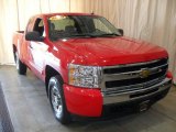 2010 Victory Red Chevrolet Silverado 1500 LS Extended Cab 4x4 #65185111