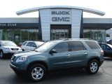Silver Green Metallic GMC Acadia in 2010