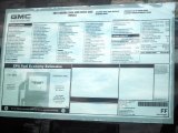 2012 GMC Sierra 3500HD Denali Crew Cab 4x4 Window Sticker