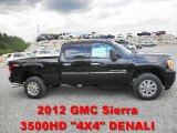 2012 Onyx Black GMC Sierra 3500HD Denali Crew Cab 4x4 #65229294