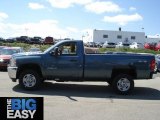 2012 Blue Granite Metallic Chevrolet Silverado 2500HD Work Truck Regular Cab 4x4 #65229668