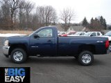 2012 Imperial Blue Metallic Chevrolet Silverado 2500HD Work Truck Regular Cab 4x4 #65229648