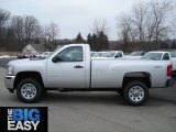 Silver Ice Metallic Chevrolet Silverado 2500HD in 2012