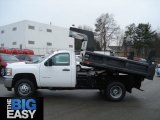 2012 Summit White Chevrolet Silverado 3500HD WT Regular Cab 4x4 Dump Truck #65229645