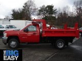 2012 Victory Red Chevrolet Silverado 3500HD WT Regular Cab 4x4 Dump Truck #65229638