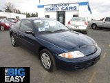 2001 Indigo Blue Metallic Chevrolet Cavalier Coupe #65229628