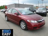 2010 Tango Red Pearl Honda Civic LX Sedan #65229553