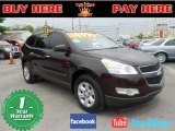 2009 Dark Cherry Metallic Chevrolet Traverse LS #65229171