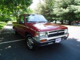 1992 Garnet Red Pearl Toyota Pickup Deluxe Extended Cab #65229152