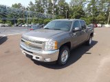 2012 Graystone Metallic Chevrolet Silverado 1500 LT Crew Cab 4x4 #65229138