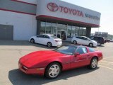 1988 Flame Red Chevrolet Corvette Coupe #65228681