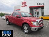 2010 Red Candy Metallic Ford F150 Lariat SuperCab 4x4 #65229437