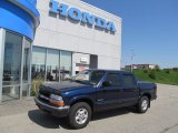 2001 Indigo Blue Metallic Chevrolet S10 LS Crew Cab 4x4 #65228670