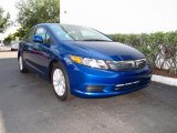 2012 Dyno Blue Pearl Honda Civic EX Sedan #65228544