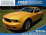 2012 Yellow Blaze Metallic Tri-Coat Ford Mustang V6 Coupe #65307160