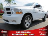 2012 Bright White Dodge Ram 1500 Express Quad Cab #65306839