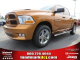 2012 Tequila Sunrise Pearl Dodge Ram 1500 Express Crew Cab #65306838