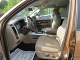 2012 Dodge Ram 1500 Laramie Crew Cab Light Pebble Beige/Bark Brown Interior