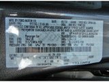 2012 Focus Color Code for Sterling Grey Metallic - Color Code: UJ