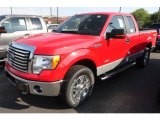 2012 Race Red Ford F150 XLT SuperCab 4x4 #65307104