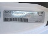 2012 Audi R8 Spyder 5.2 FSI quattro Info Tag