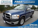 2008 Patriot Blue Pearl Dodge Ram 1500 SXT Regular Cab #65307167