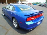 Blue Streak Pearl Dodge Charger in 2012