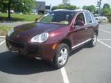 Carmona Red Metallic Porsche Cayenne in 2005