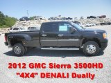 2012 Onyx Black GMC Sierra 3500HD Denali Crew Cab 4x4 Dually #65362071
